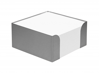 Zettelbox aus Edelstahl 10,5 x 10,5 x 5 cm